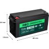 green cell cube agm vrla ip54 12v 150ah maintenance free battery for campers photovoltaics solar panels boats