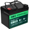 green cell cube agm vrla ip54 12v 33ah maintenance free battery for lawnmowers scooters boats and wheelchairs