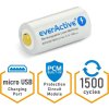 akumulator everactive 16340 3v li ion 700mah micro usb z zabezpieczeniem box 12