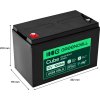 greencell agm vrla 12v 100ah maintenance free battery for ups scales camper 332x175x220mm