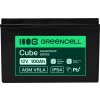 greencell agm vrla 12v 100ah maintenance free battery for ups scales camper 332x175x220mm