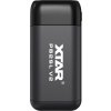 ladowarka power bank do akumulatorow cylindrycznych li ion 18650 20700 21700 xtar pb2sl v2 czarny