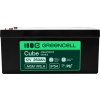 greencell agm vrla 12v 250ah maintenance free battery for boats photovoltaics solar panels 520x268x225mm