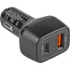 Auto nabíječka Green Cell USB-C Power Delivery + USB Quick Charge 3.0