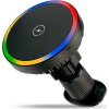 magnetyczny uchwyt samochodowy z ladowarka indukcyjna zgodny z magsafe everactive mc w15 pro 15w 11