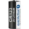50 x bateria foto litowa everactive cr123 3