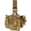 Modulární Taktický Stehenní Panel s Pouzdrem na Zbraň MOLLE MIL-1118
