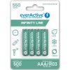 4 x akumulatorki everactive r03 aaa ni mh 800 mah ready to use 3