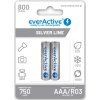 2 x akumulatorki everactive r03 aaa ni mh 800 mah ready to use 2
