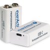 akumulatorek everactive 6f22 9v li ion 550 mah z usb typ c 9