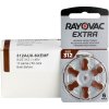 6 x baterie do aparatow sluchowych rayovac extra advanced 312 3
