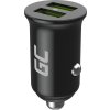 green cell autoladegeraet 36w gc powerride nano36 mit 2x usb a ultra charge schnellladung