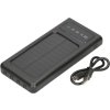 Powerbanka | Solární power banka, USB-C, Extralink EPB-091 10000mAh, černá