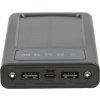 Powerbanka | Solární power banka, USB-C, Extralink EPB-091 10000mAh, černá