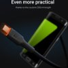 kabel przewod green cell gc ray usb micro usb 200cm z pomaranczowym podswietleniem led szybkie ladowanie ultra charge qc 30