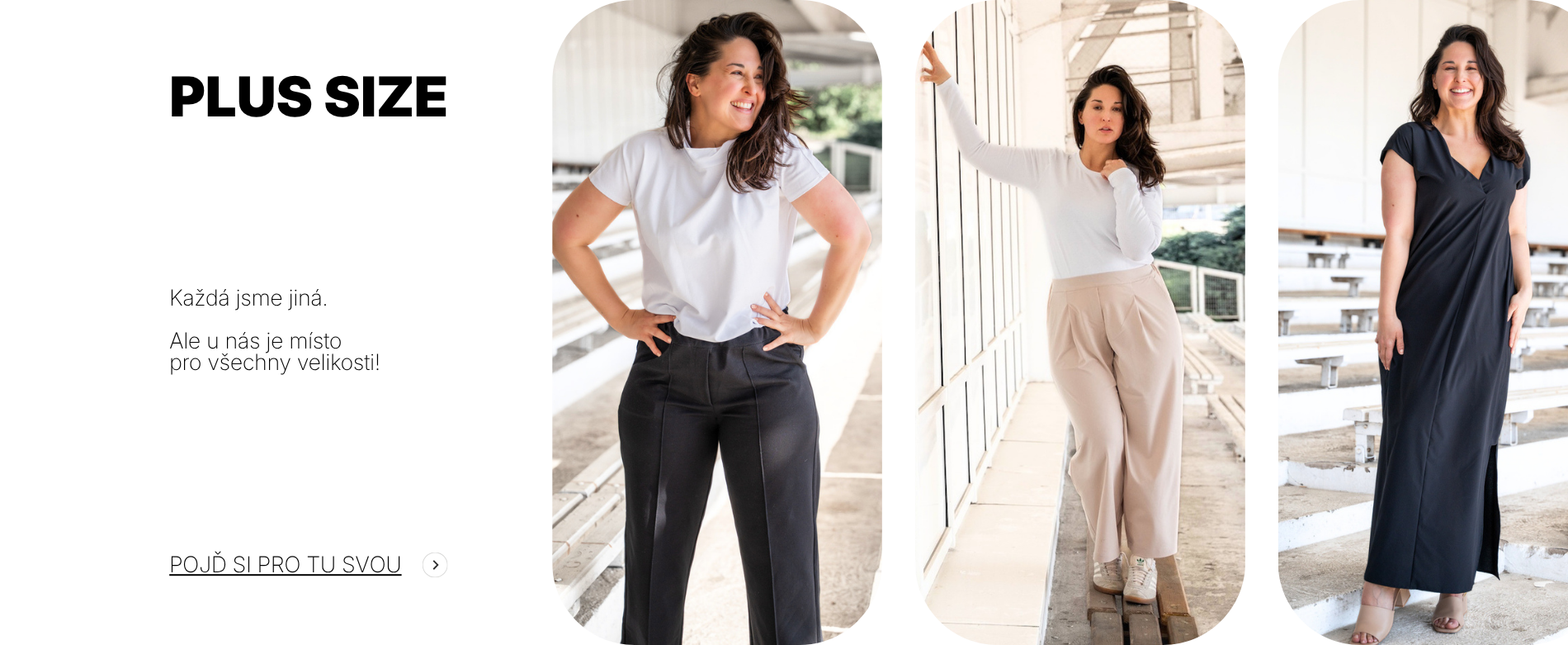 PLUS SIZE oblečení