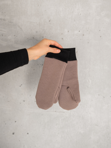 Palčáky, rukavice PLAY mocca