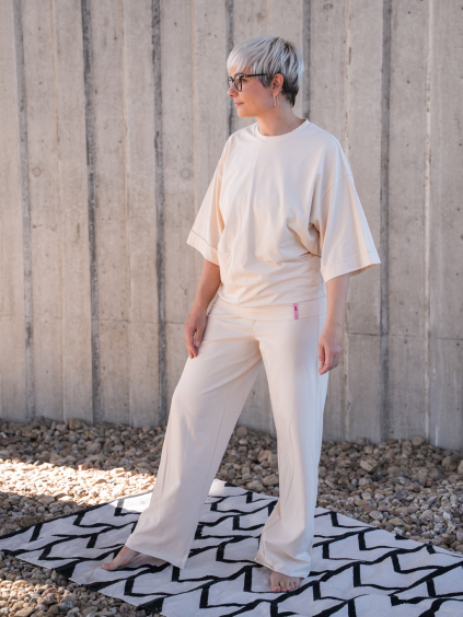 Pyžamový set NIRVANA No. 1 vanilková