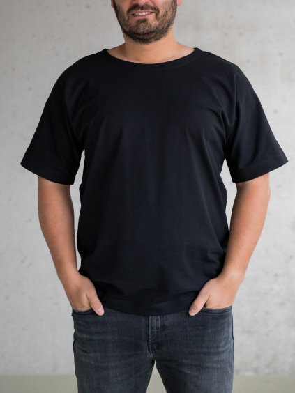 Triko DRAGON s krátkým rukávem černá