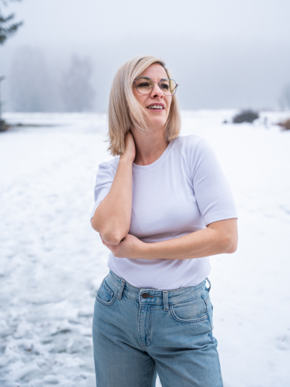 Triko TRAVIS krátký rukáv bílá