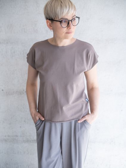 Basic triko JUSTIN mocca