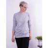 upletova_damska_tunika_Faith_trictvrtecni_rukav_prustrihy_na_zadech_barva_sedy_melir_pohled_zepredu