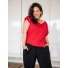 Basic triko JUSTIN červená plus size XXL