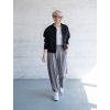 Kalhoty SLASH šedá volnočasový styling