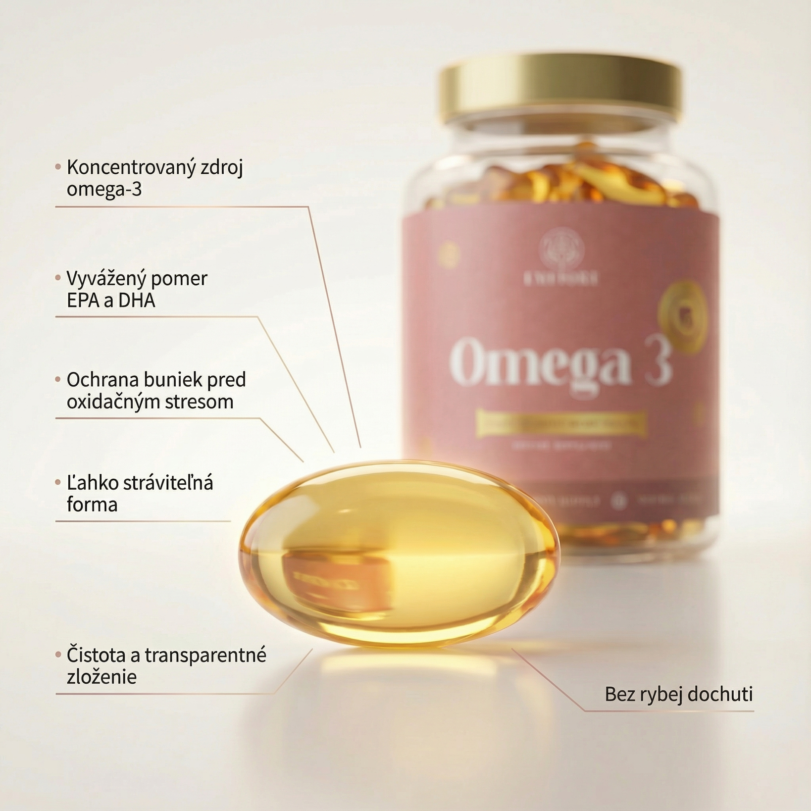 EMFIORE Omega 3 – detail kapsle