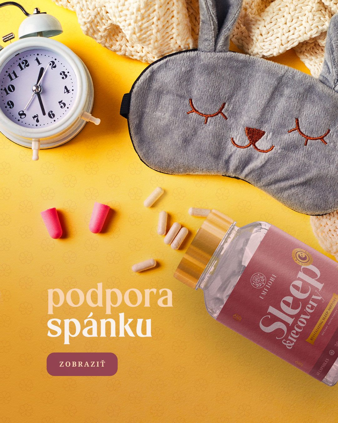 EMFIORE SLEEP & RECOVERY – dopraj si pokoj, ktorý si zaslúžiš