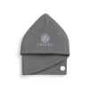 EMFIORE Hair Towel Turban GRAY – rýchloschnúci uterák na vlasy z mikrovlákna