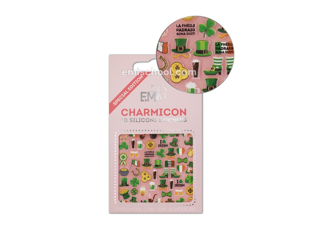 Charmicon 3D Silicone Stickers Ireland - samolepka
