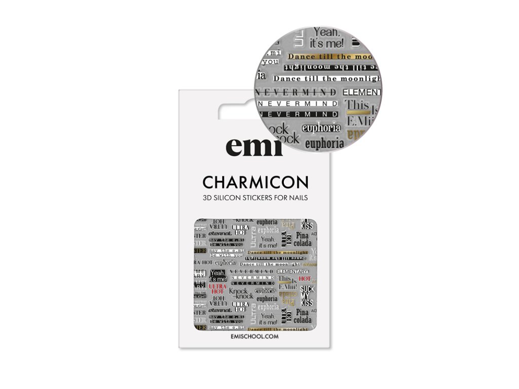 Charmicon 3D Silicone Stickers #167 Cheeky