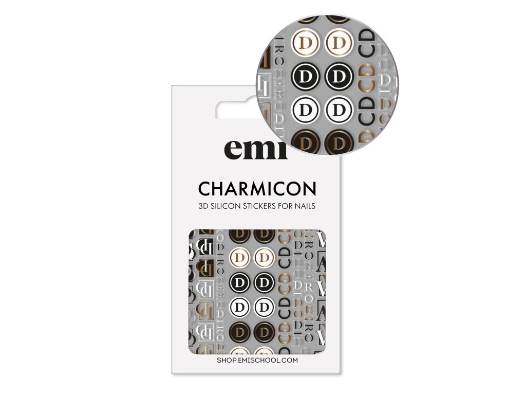 Charmicon 3D Silicone Stickers #186 Logomania - samolepka