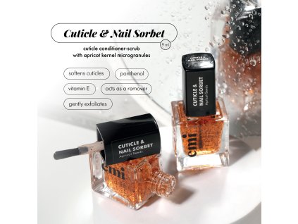 Cuticle&Nail Sorbet, 9 ml. - Peeling na nehet a nehtovou kůžičku