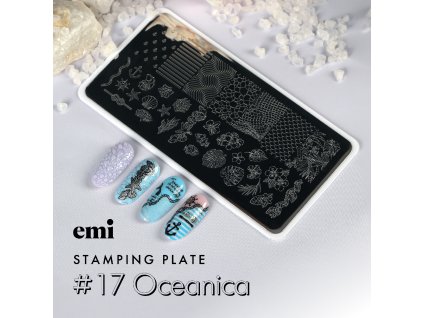 Stamping plate #17 Oceanica Insta