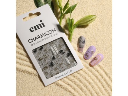 Charmicon 3D Silicone Stickers #257 Blooming Lotus 03