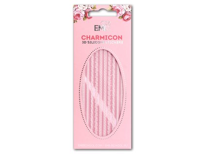 Charmicon 3D Silicone Stickers Ornament MIX White #2