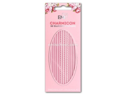 Charmicon 3D Silicone Stickers Lace MIX White #3