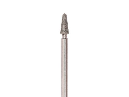 Rounded cone shaped diamond coated rotary file, 3 mm, abrasiveness