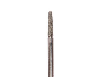 Rounded cone shaped diamond coated rotary file, 2,3 mm, abrasiveness