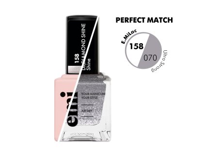 E.MiLac FQ Diamond Shine #158, 9 ml.