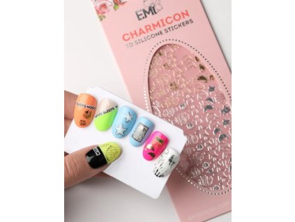 Charmicon 3D Silicone Stickers #47 Fish Gold/Silver