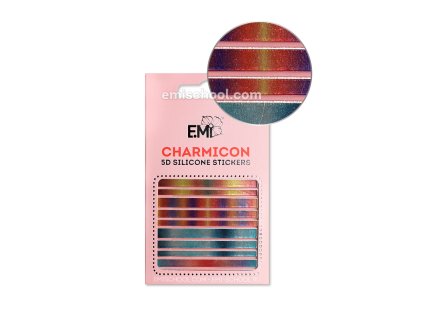Charmicon 3D Silicone Stickers #102 Lines - samolepka