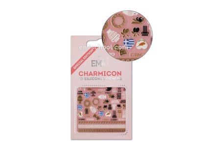 Charmicon 3D Silicone Stickers Greece - samolepka