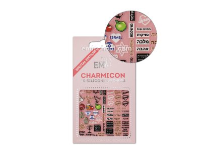 Charmicon 3D Silicone Stickers Israel - samolepka