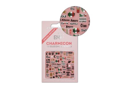 Charmicon 3D Silicone Stickers Italy 1