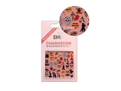 Charmicon 3D Silicone Stickers Spain 1 - samolepka