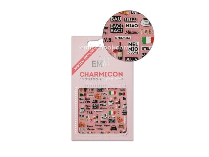 Charmicon 3D Silicone Stickers Italy 2