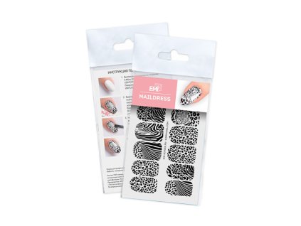 Naildress Slider Design #52 Zebra & Leopard